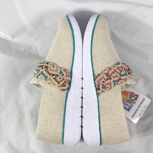 Muk Luks Women’s Boardwalk Stroll Taupe Sneaker Loafer Size 8.5 NEW With Tags - Picture 10 of 15